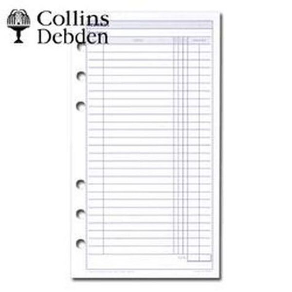 Collins Dayplanner Personal Finance Refill