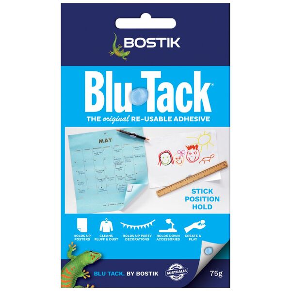 Bostik Blu Tack Removable Adhesive 75g