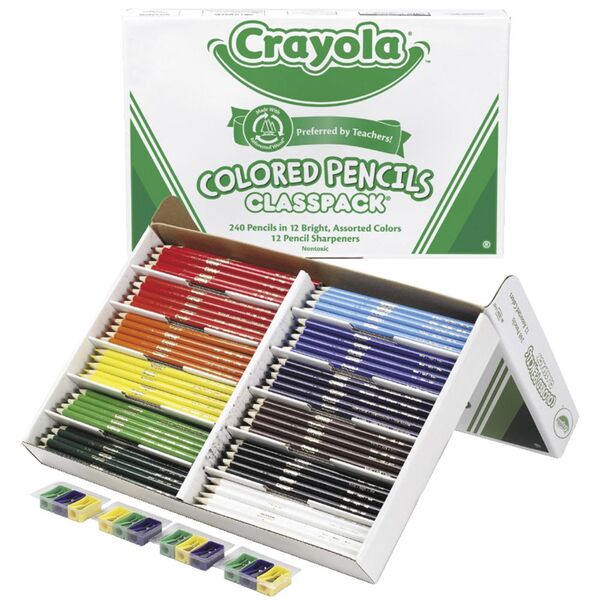 Crayola Coloured Pencils 240 Classpack