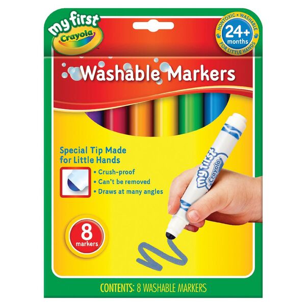 Crayola My First Washable Markers 8 Pack