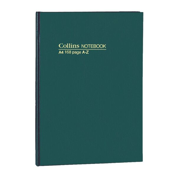 Collins No.5804 A-Z Notebook 260x210mm