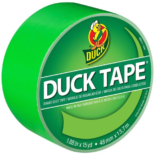 Duck Duct Tape Neon Green 48mm x 13.71m