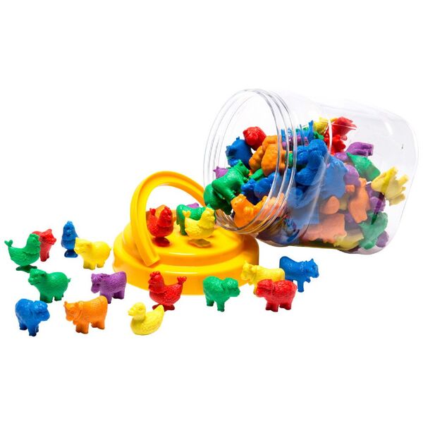 Learning Can Be Fun Farm Animal Counters 108 Pack