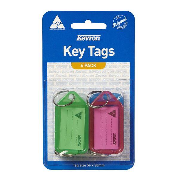 Kevron ID5 Key Tags 4 Pack