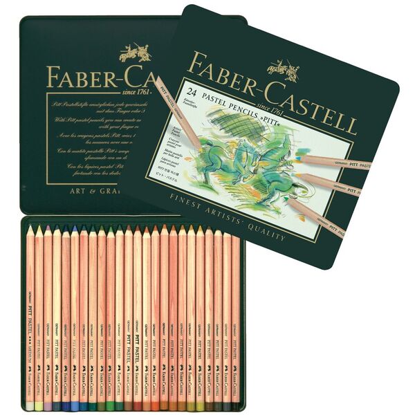 Faber-Castell Pitt Pastel Pencils 24 Pack