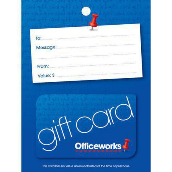 Officeworks Gift Card Blue Pin $500
