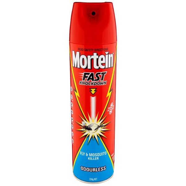 Mortein Fast Instant Kill Odourless Spray 350g