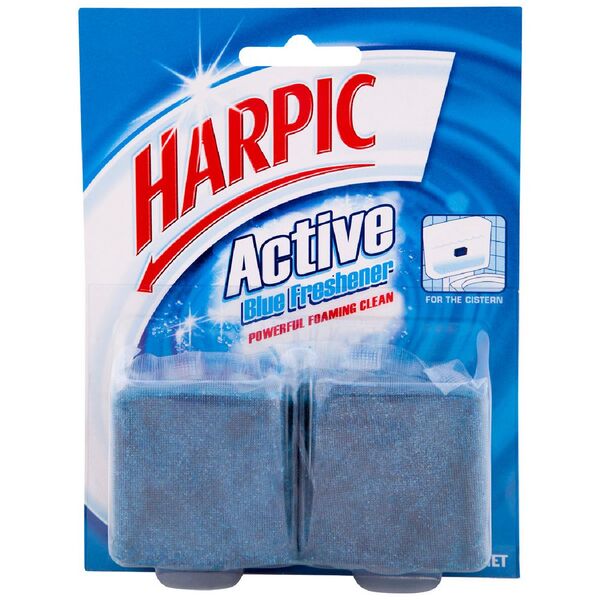 Harpic Foaming Blue Block 114g 2 Pack