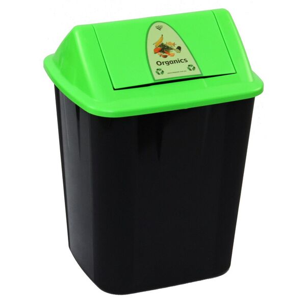 Italplast 32 Litre Organic Waste Separation Bin Green Lid
