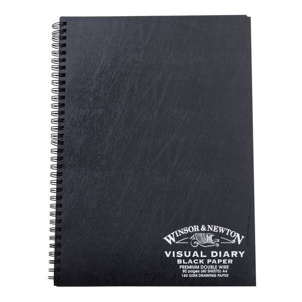 Winsor & Newton Black Paper A4 Visual Art Diary