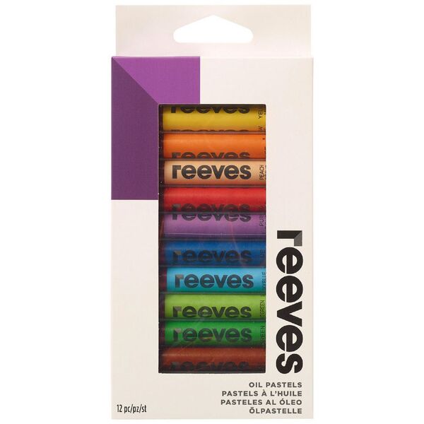 Reeves Oil Pastels 12 Pack