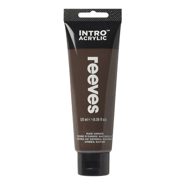 Reeves Intro Acrylic Paint 100mL Raw Umber