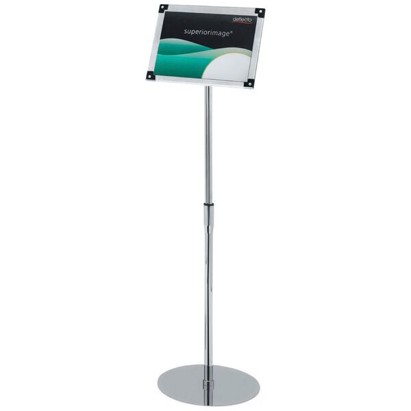 Deflecto A4 Magnetic Foyer Stand Clear