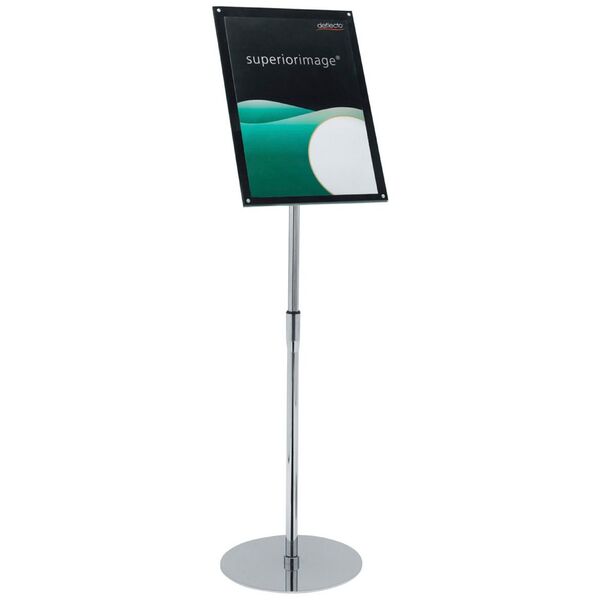 Deflecto A3 Magnetic Foyer Stand Black