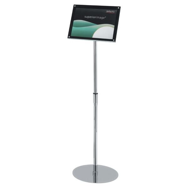 Deflecto A4 Magnetic Foyer Stand Black