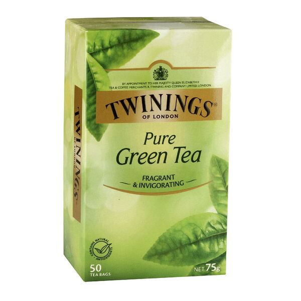 Twinings Pure Green Tea Bags 50 Pack