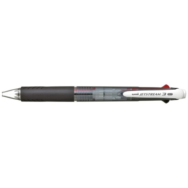 Uni Jetstream Retractable Rollerball 3 Colour Pen Black