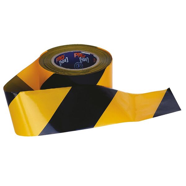 Prochoice Barricade Tape Yellow/Black 100m x 75mm