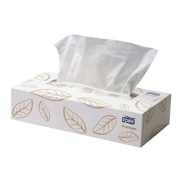 Tork Premium 2 Ply Facial Tissues 100 Sheets 48 Boxes