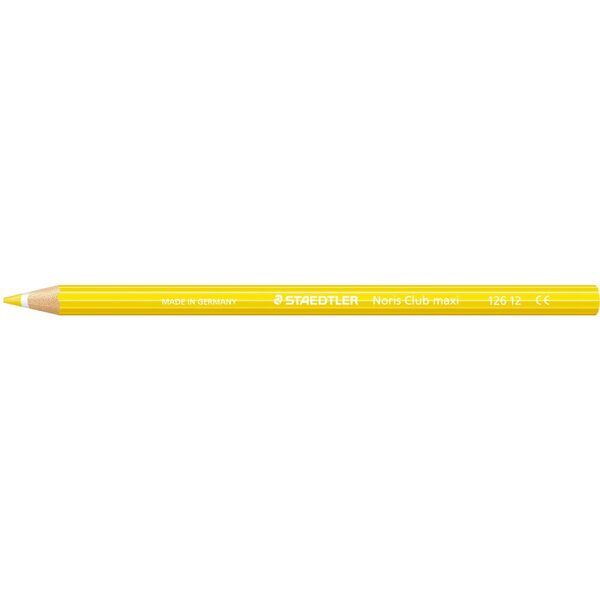 Staedtler Noris Club Maxi Coloured Pencils 12 Pack Yellow