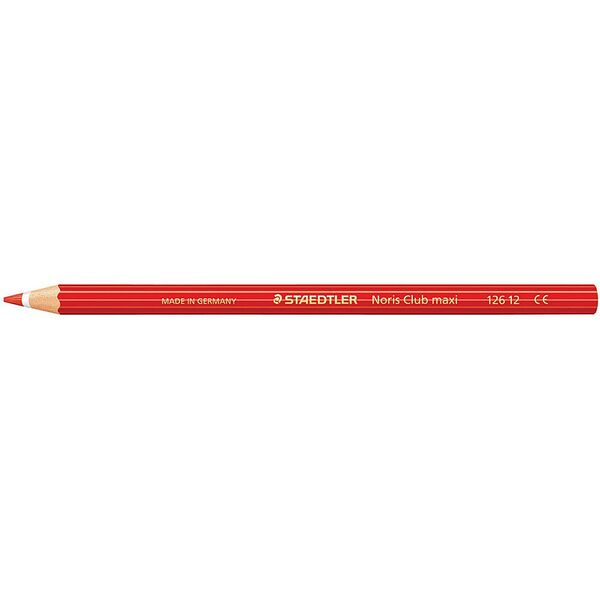 Staedtler Noris Club Maxi Coloured Pencils 12 Pack Red