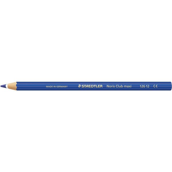 Staedtler Noris Club Maxi Coloured Pencils 12 Pack Blue