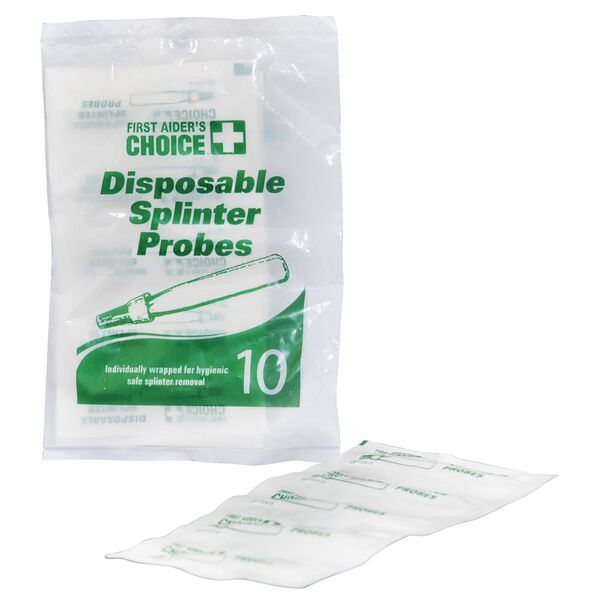 First Aiders Choice Disposable Splinter Probes 10 Pack