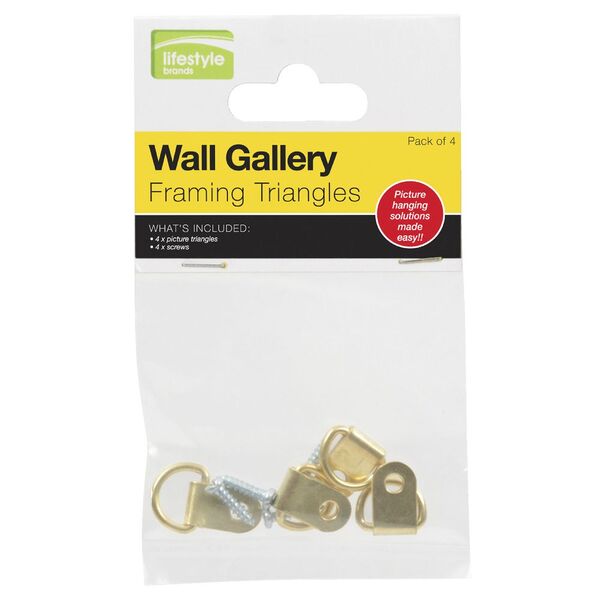 Lifestyle Brands Framing Triangles 4 Pack