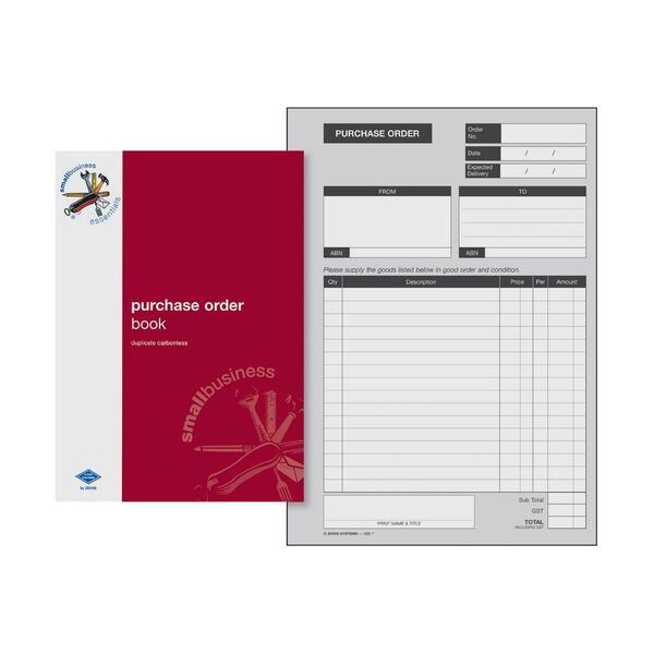 Zions SBE6 A5 Purchase Order Book