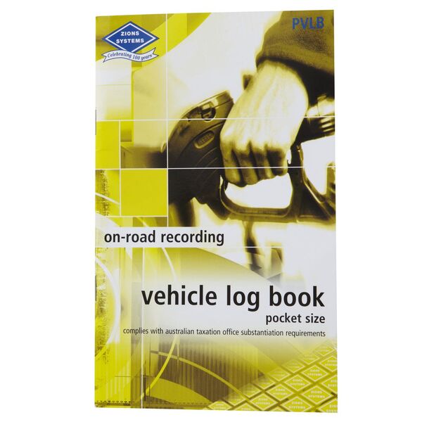 Zions Pocket Vehicle Log Book