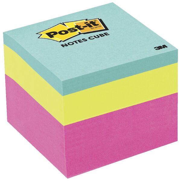 Post-it Notes Cube 48 x 48mm Pink Wave