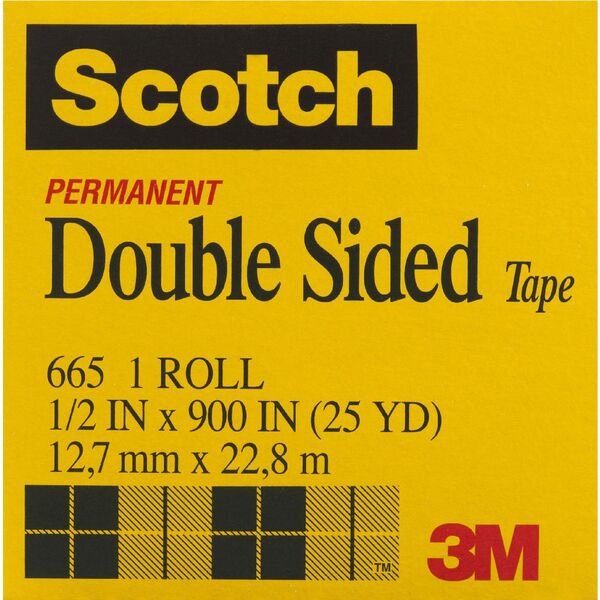 Scotch Double Sided Tape 12m x 22mm 72 Pack
