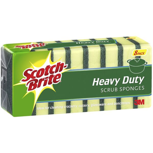 Scotch-Brite Heavy Duty Scourer 8 Pack