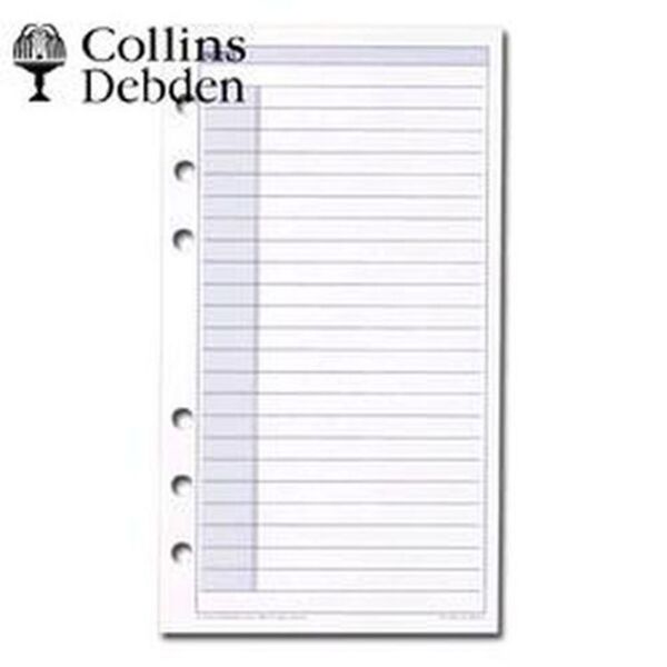 Collins Dayplanner Personal Lined Notes Refill