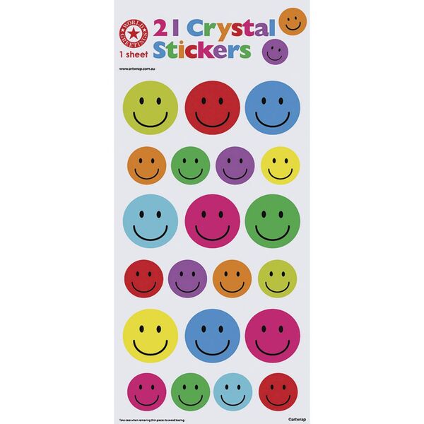 Artwrap Crystal Stickers Smilies