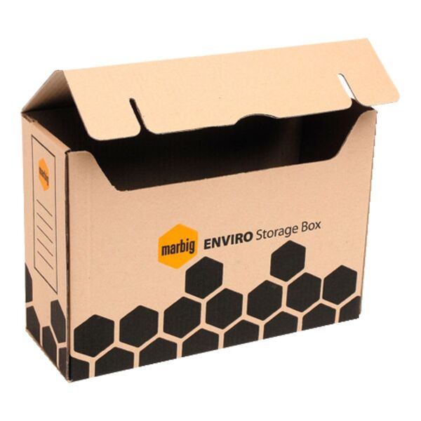 Marbig Enviro Flip Top Storage Box 20 Pack