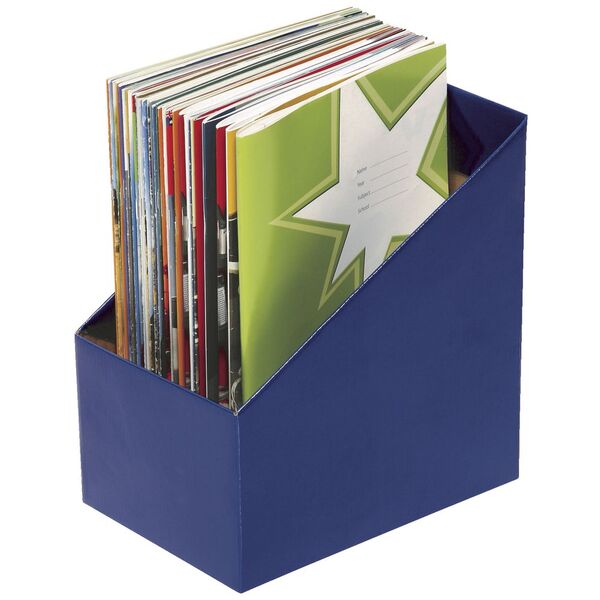 Marbig Book Box Large Blue 5 Pack