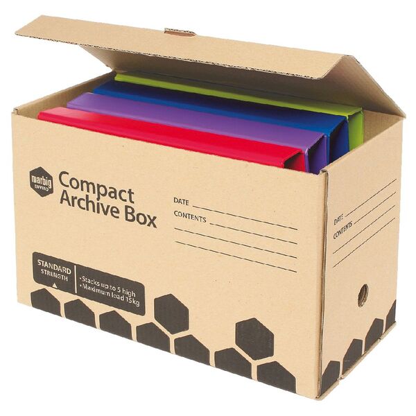 Marbig Compact Half Archive Box 2 Pack
