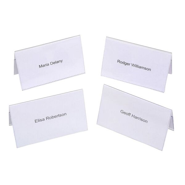 Rexel Name Plates 92 x 56mm 50 Pack