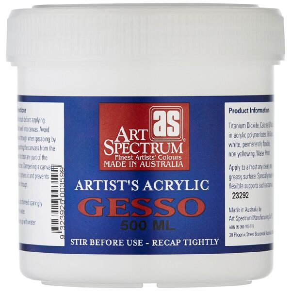 Art Spectrum Acrylic Gesso 500mL
