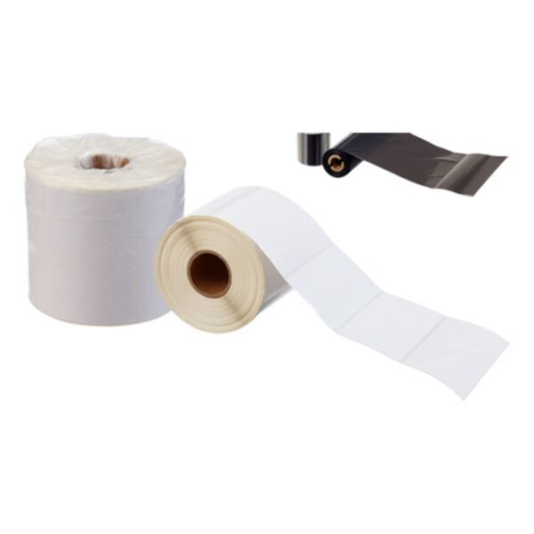 Bala Thermal Transfer Labels and Wax Ribbon 12 Pack