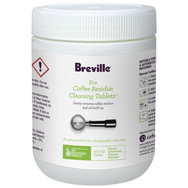 Breville Eco Coffee Residue Cleaning Tablets 40 Pack