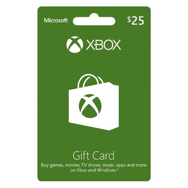 Xbox Live Gift Card $25