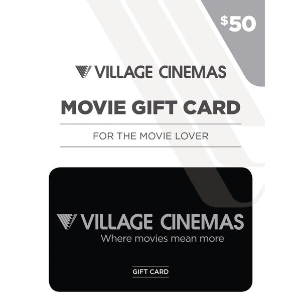 Village Cinemas Gift Card $50