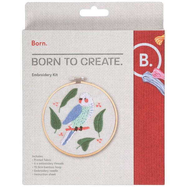 Born Embroidery Kit Bird