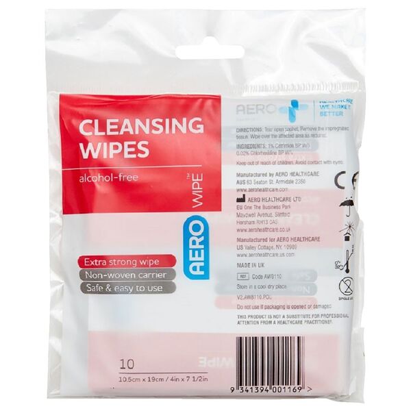 Antiseptic Cleansing Wipes 10 Pack