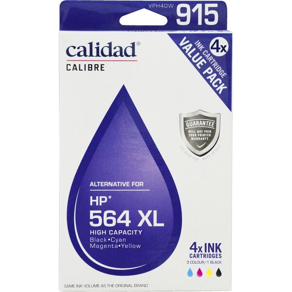 Calidad Compatible HP 564XL Ink Cartridges 4 Pack