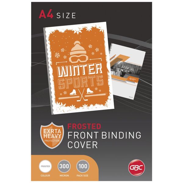 GBC A4 Binding Covers 300micron Frost 100 Pack
