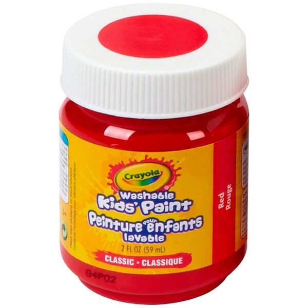 Crayola Washable Classic Kids' Paint 59mL Red