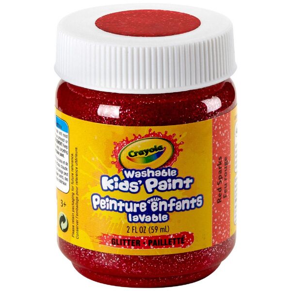Crayola Washable Classic Kids' Paint 59mL Red Sparks
